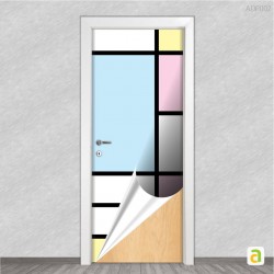 Adesivo de Porta - Blue